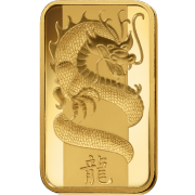 1oz Pamp Suisse Lunar Dragon Gold Bar (FrontA)
